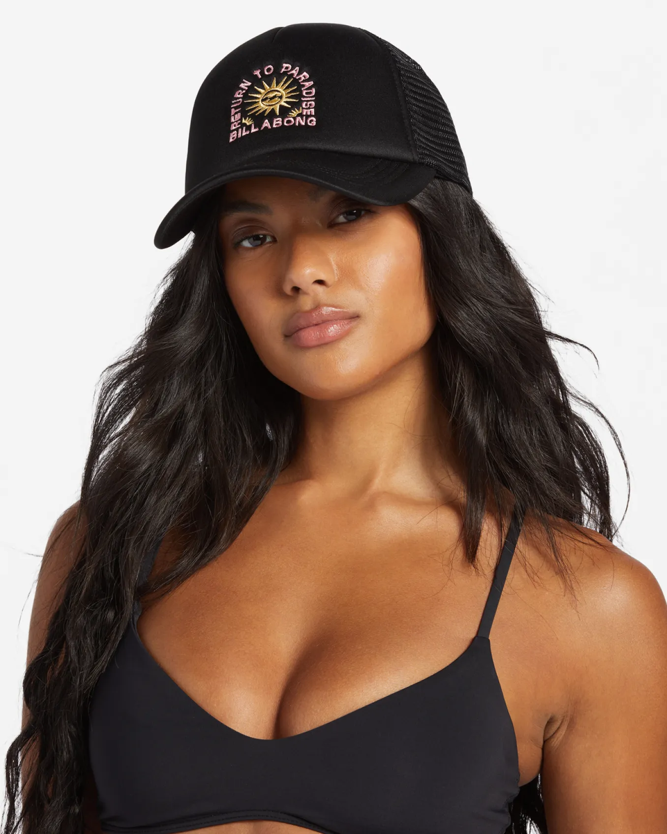 Across Waves - Boné Trucker para Mulher