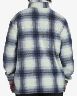 Boundary - Velo com meia gola e meio fecho de correr para Homem