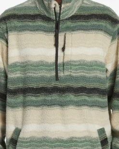 Boundary - Velo com meia gola e meio fecho de correr para Homem