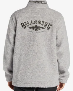 Boundary Tombstone - Camisola de velo com fecho de correr na gola para Homem
