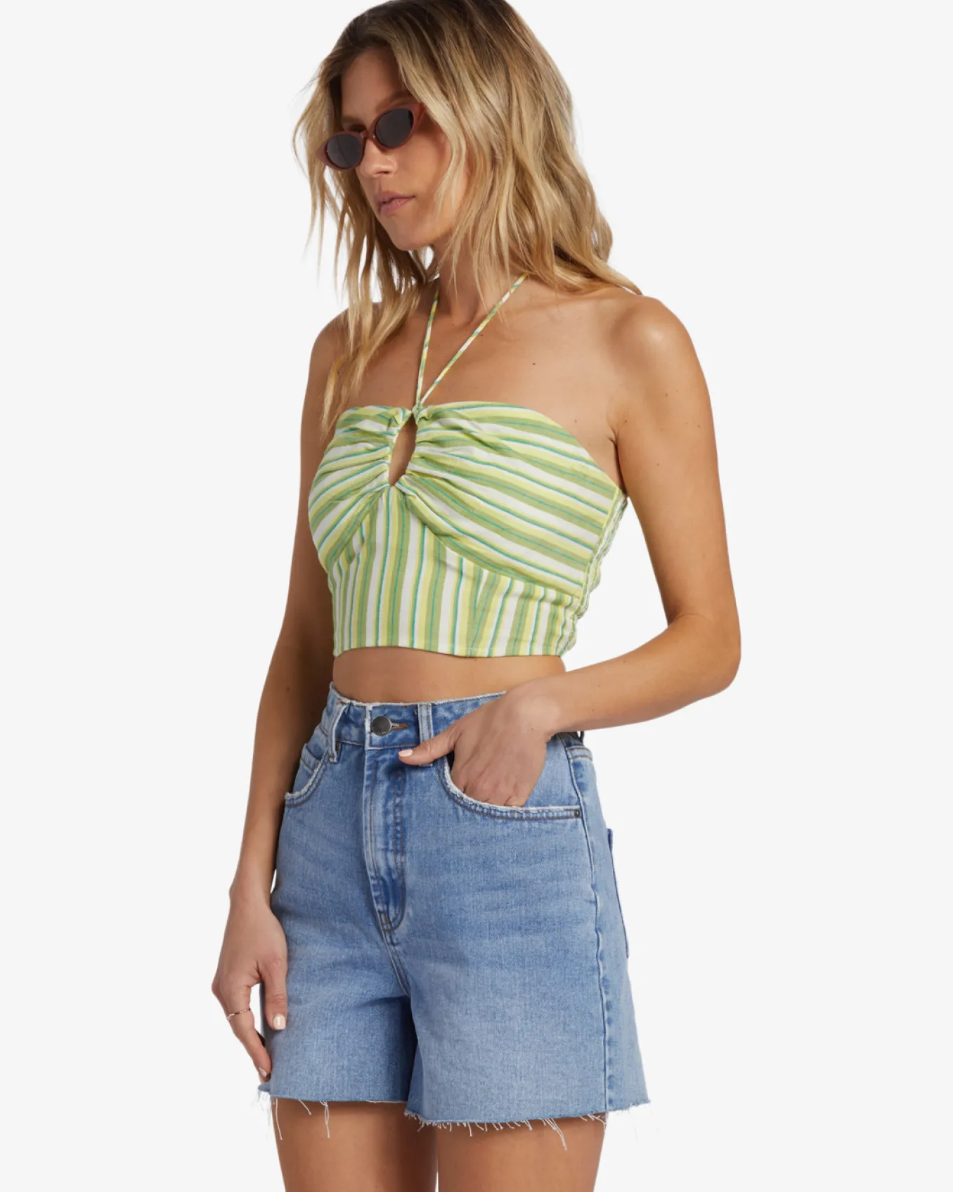 Bright Side - Top curto para Mulher