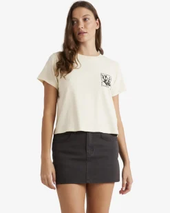 Coral Gardener Shrunken - T-shirt encolhida para Mulher