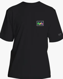 Crayon Wave - T-shirt de surf de manga curta para Homem