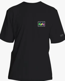 Crayon Wave - T-shirt de surf de manga curta para Homem