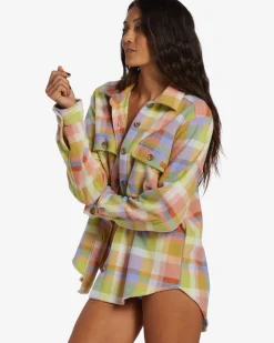 Forge Fleece - Casaco estilo camisa para Mulher
