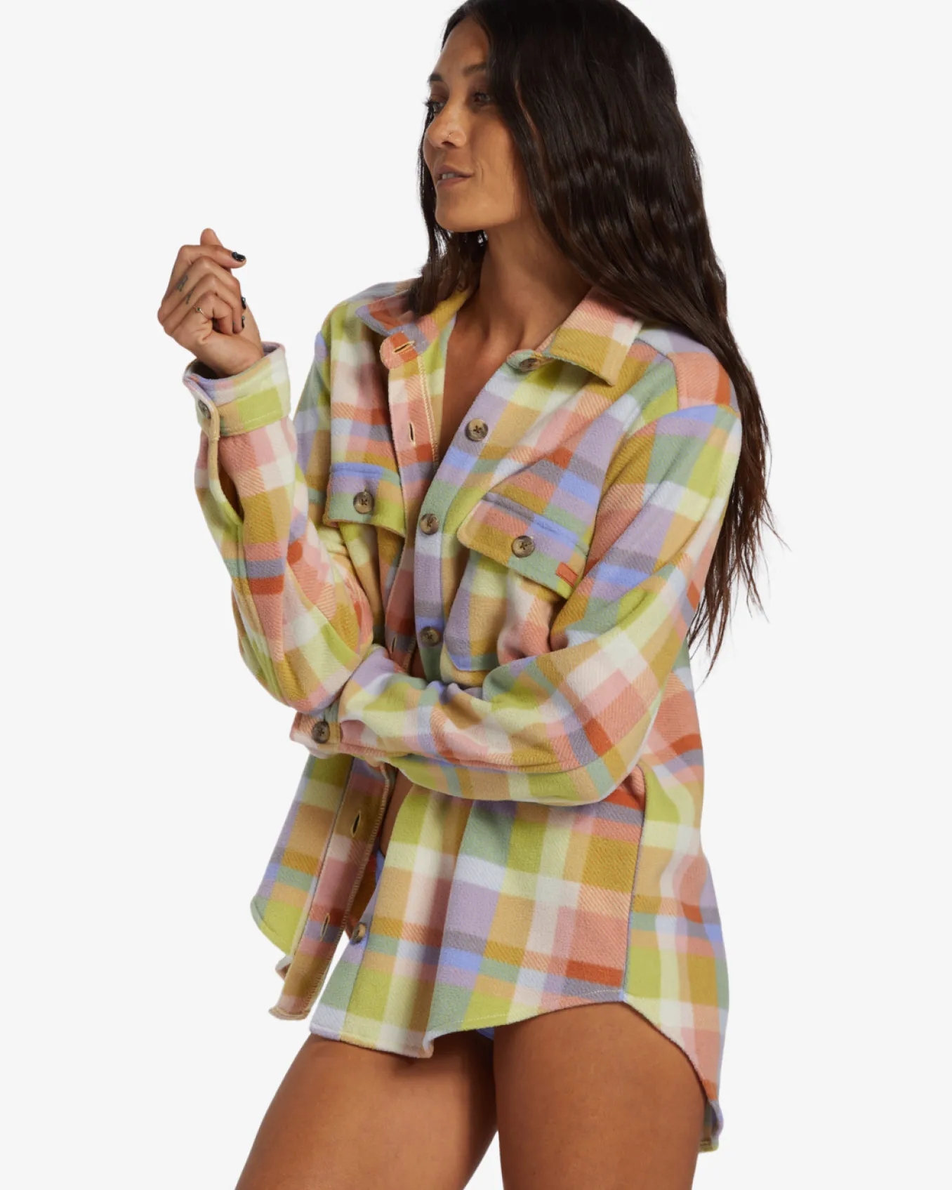 Forge Fleece - Casaco estilo camisa para Mulher