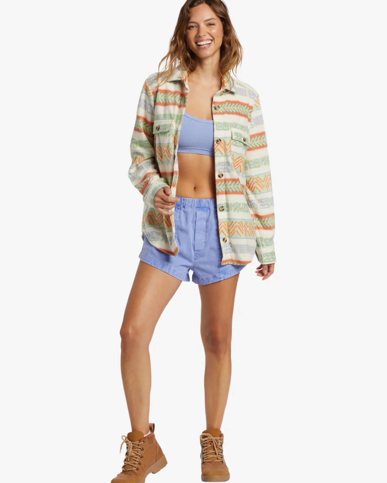 Forge Fleece - Casaco estilo camisa para Mulher