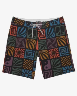 Good Times - Boardshorts de desempenho 17,5&rdquo; para Homem