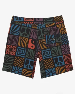 Good Times - Boardshorts de desempenho 17,5” para Homem