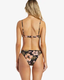 Hooked On Tropics - Cueca de biquíni com cintura descida para Mulher