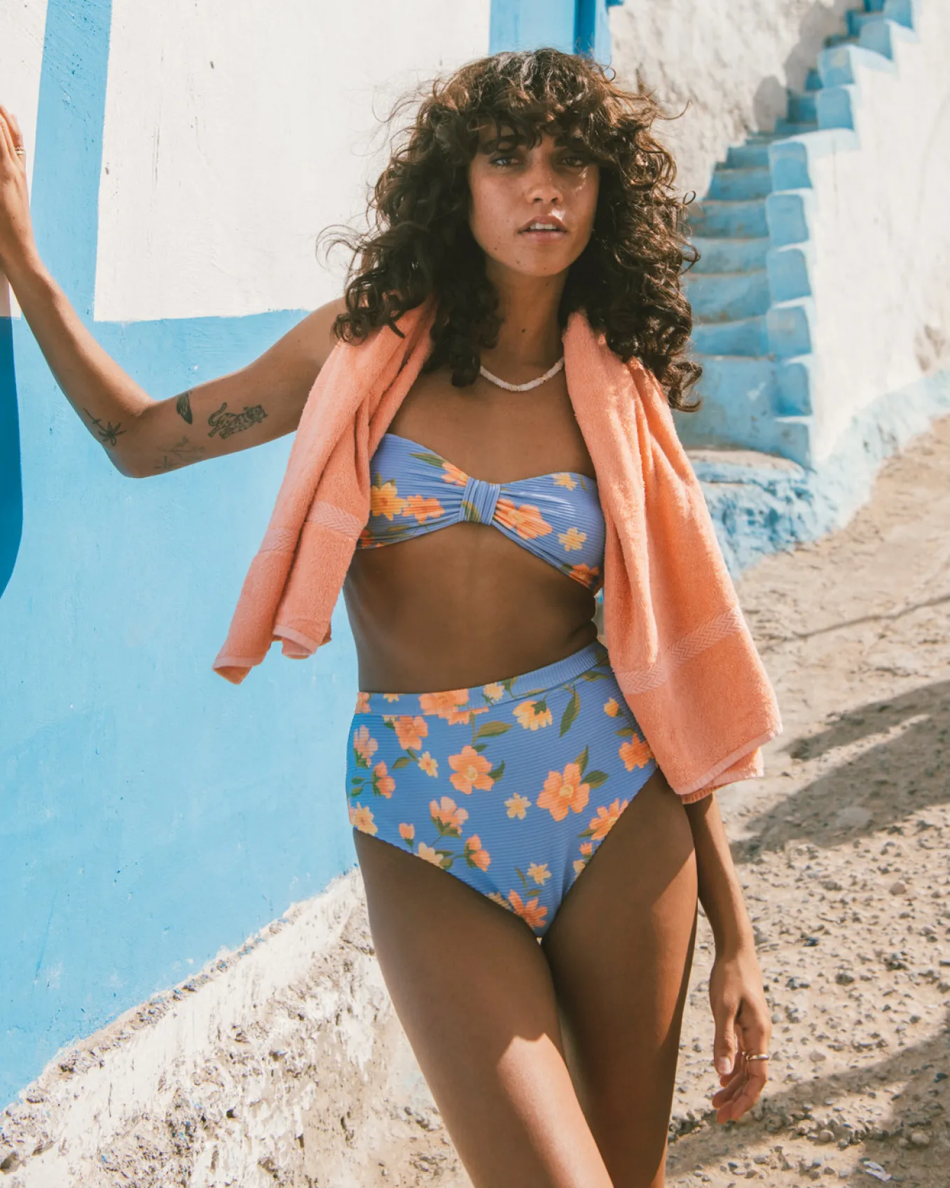Lazy Days Tanlines Hi Retro - Parte de baixo de biquíni de cintura subida para Mulher