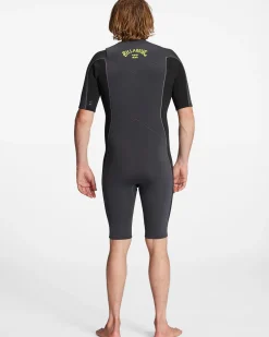 2/2mm Absolute 2022 - Body para surf de manga curta, com fecho no peito para Homem