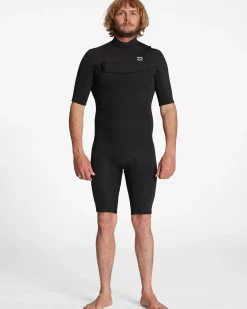 2/2mm Absolute 2022 - Body para surf de manga curta, com fecho no peito para Homem