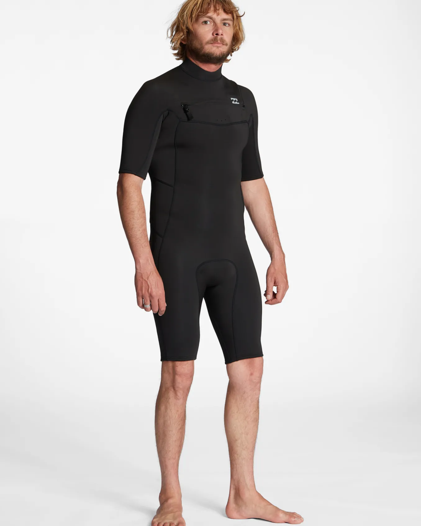 2/2mm Absolute 2022 - Body para surf de manga curta, com fecho no peito para Homem