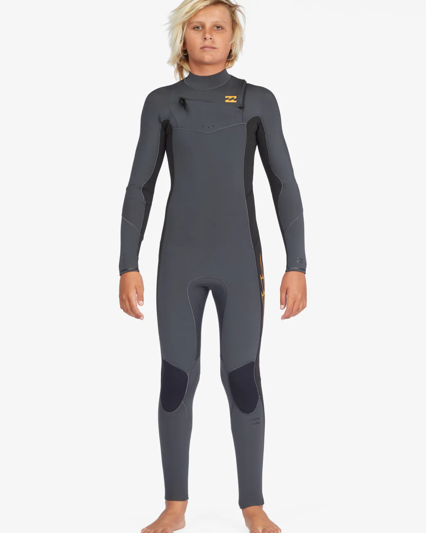 4/3mm Absolute 2022 - Fato de surf com fecho no peito para Rapazes