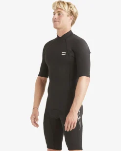 2/2mm Absolute - Body para surf de manga curta, com fecho nas costas para Homem