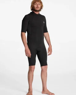 2/2mm Absolute - Body para surf de manga curta, com fecho nas costas para Homem