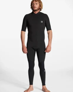 2/2mm Absolute - Body para surf de manga curta, com fecho nas costas para Homem