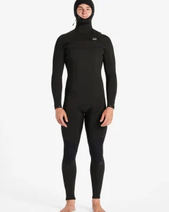 5/4mm Absolute - Fato de surf com fecho no peito e capuz para Homem