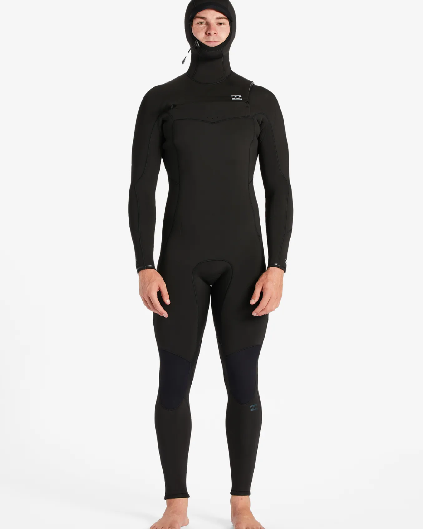 5/4mm Absolute - Fato de surf com fecho no peito e capuz para Homem