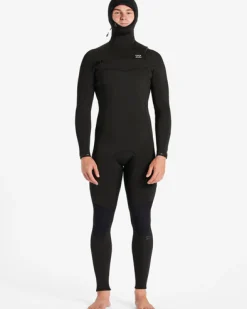 5/4mm Absolute - Fato de surf com fecho no peito e capuz para Homem