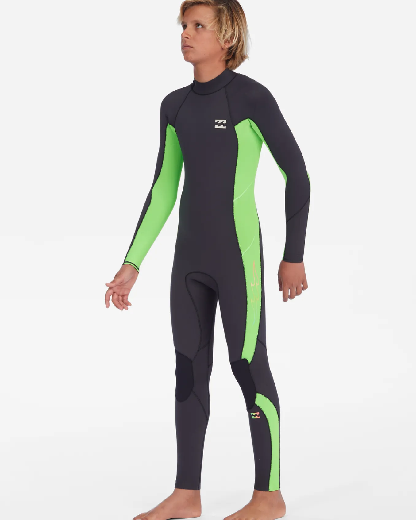3/2mm Absolute - Fato de surf com fecho nas costas para Rapazes 8-16