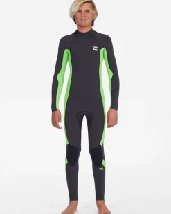 3/2mm Absolute - Fato de surf com fecho nas costas para Rapazes 8-16
