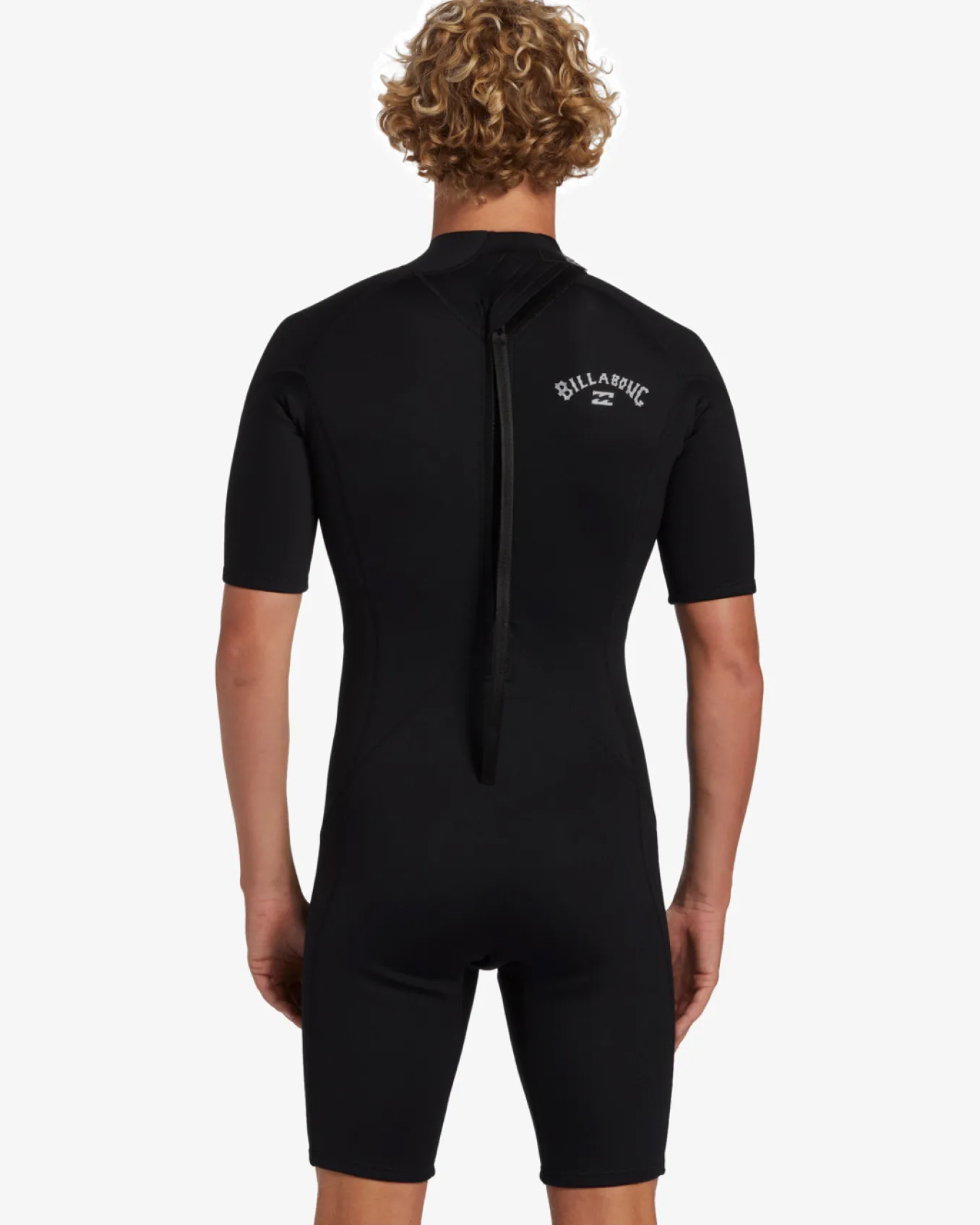 2mm Foil - Back Zip Short Sleeve Springsuit para Homem