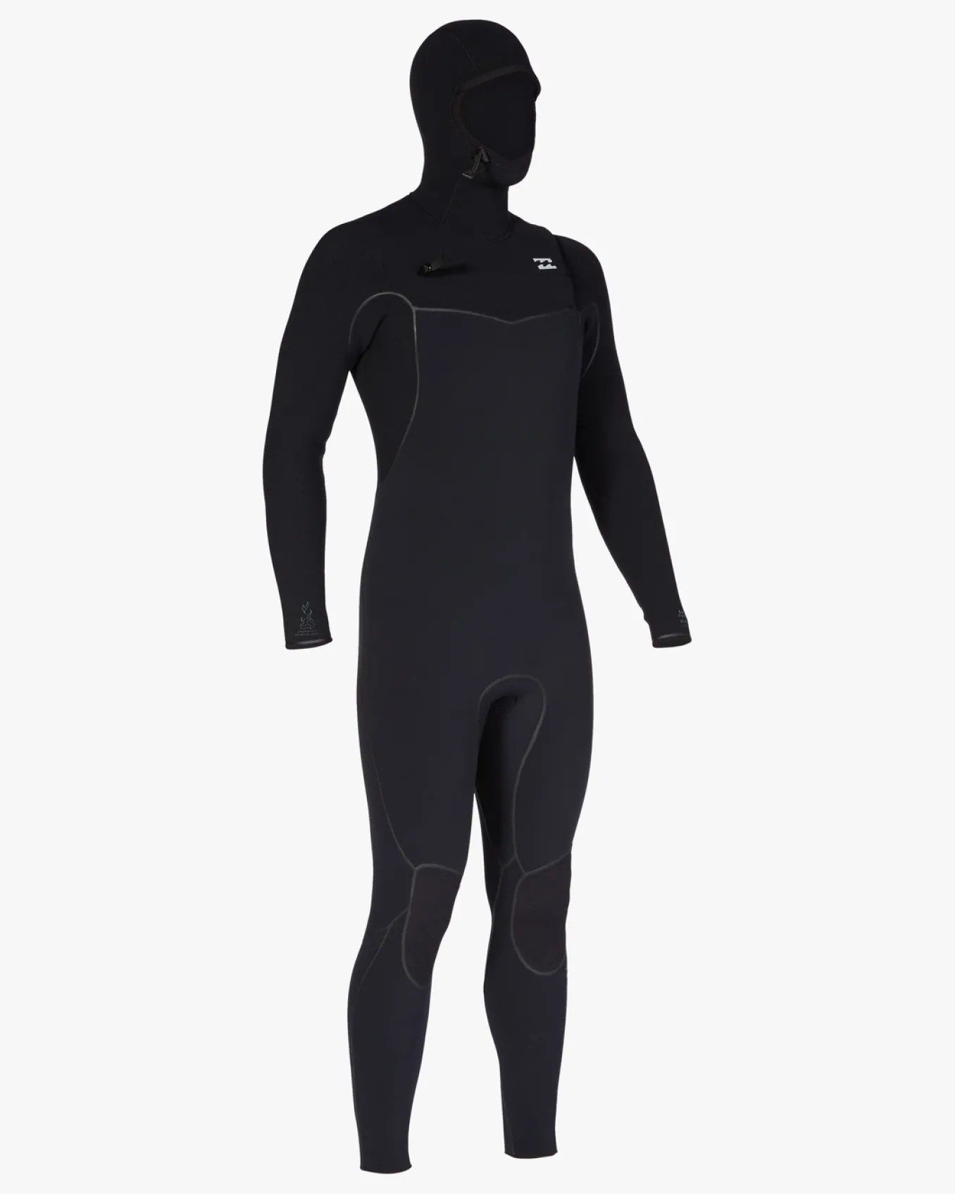 7/6mm Furnace - Fato de surf com fecho no peito e capuz para Homem