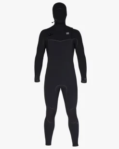 5/4mm Furnace - Fato de surf com fecho no peito e capuz para Homem