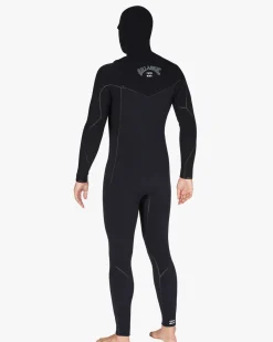 5/4mm Furnace - Fato de surf com fecho no peito e capuz para Homem