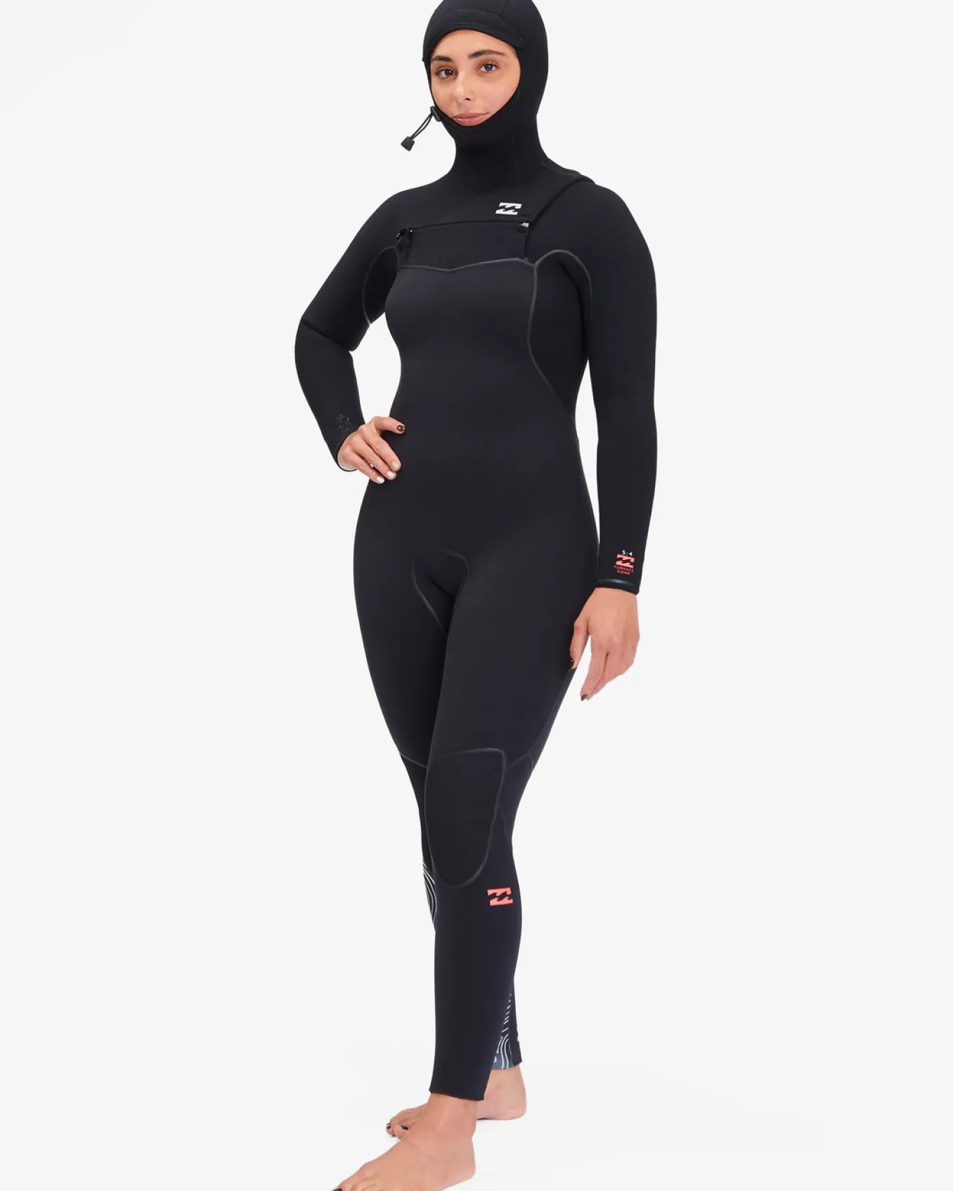 5/4mm Furnace Comp - Fato de surf com fecho no peito e capuz para Mulher