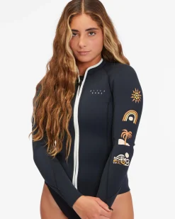 1mm Peeky Natural 2022 - Casaco para surf em neopreno para Mulher