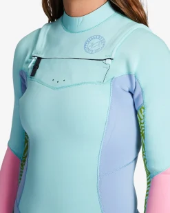 4/3mm Salty Dayz 2022 - Fato de surf com fecho no peito para Mulher