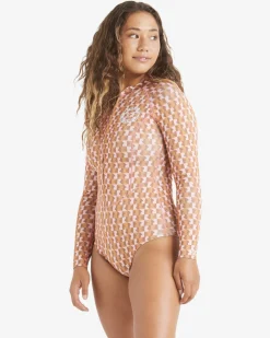 1mm Salty Dayz Light - Fato de surf de calção e manga comprida para Mulher