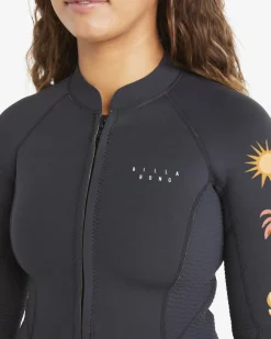 2mm Salty Dayz Natural - Fato de surf de cal&ccedil;&atilde;o e manga comprida para Mulher