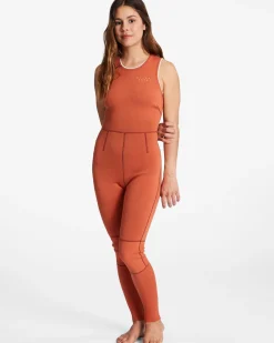 2/2mm Sol Sistah - Fato de surf com cal&ccedil;as para mulher para Mulher
