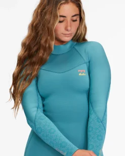 4/3mm Synergy 2022 - Fato de surf com fecho nas costas para Mulher