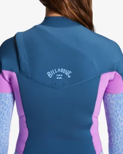 5/4mm Synergy 2022 - Fato de surf com fecho no peito para Mulher