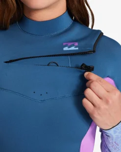 4/3mm Synergy 2022 - Fato de surf com fecho no peito para Mulher