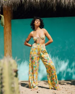 New Waves - Cal&ccedil;as de praia el&aacute;sticas para Mulher
