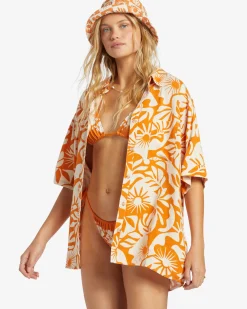 On Vacation - Camisa de manga curta para Mulher