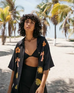 On Vacation - Camisa de manga curta para Mulher