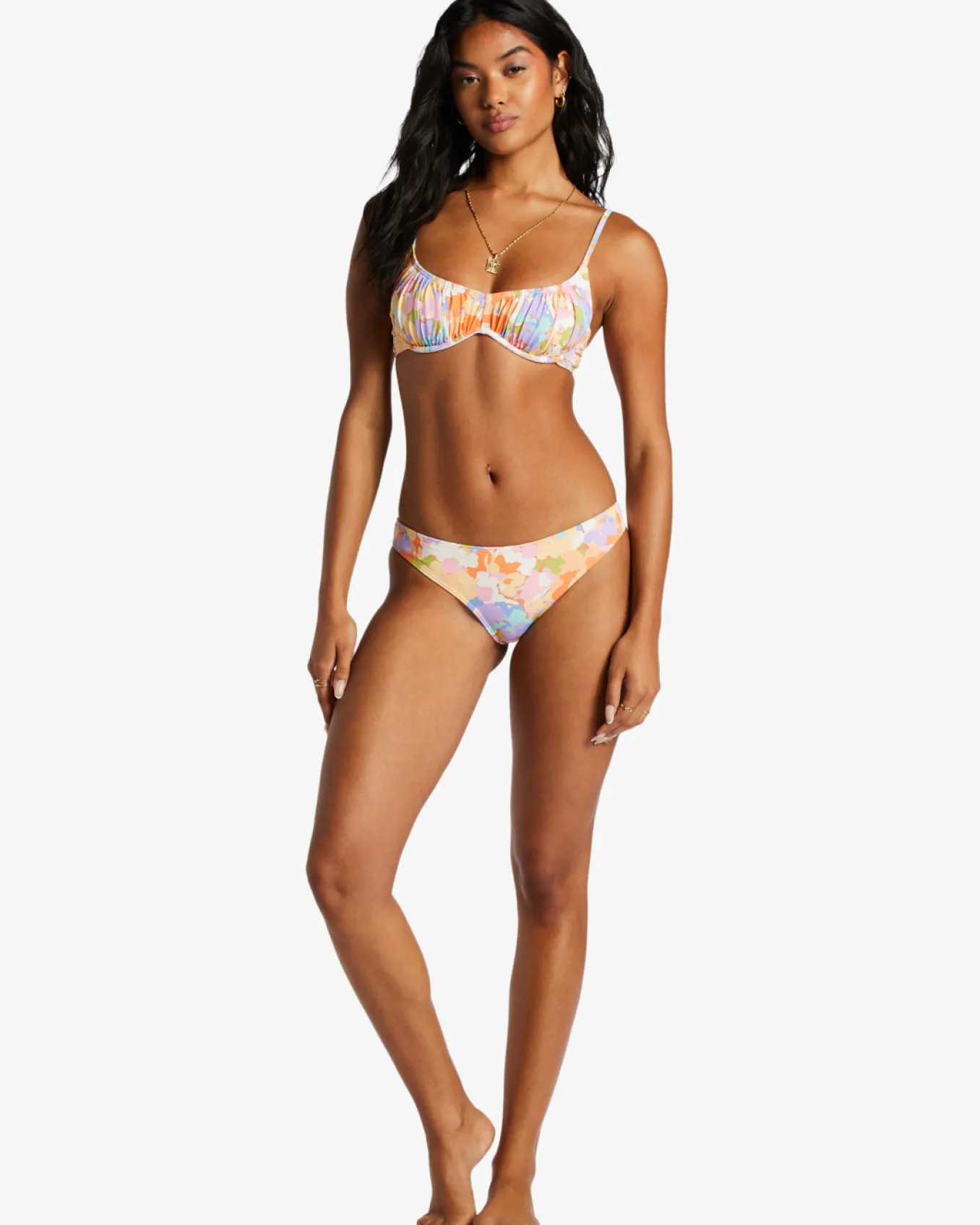 Paradise Cove Ruched Bralette - Parte de cima de biquíni Bralette para Mulher