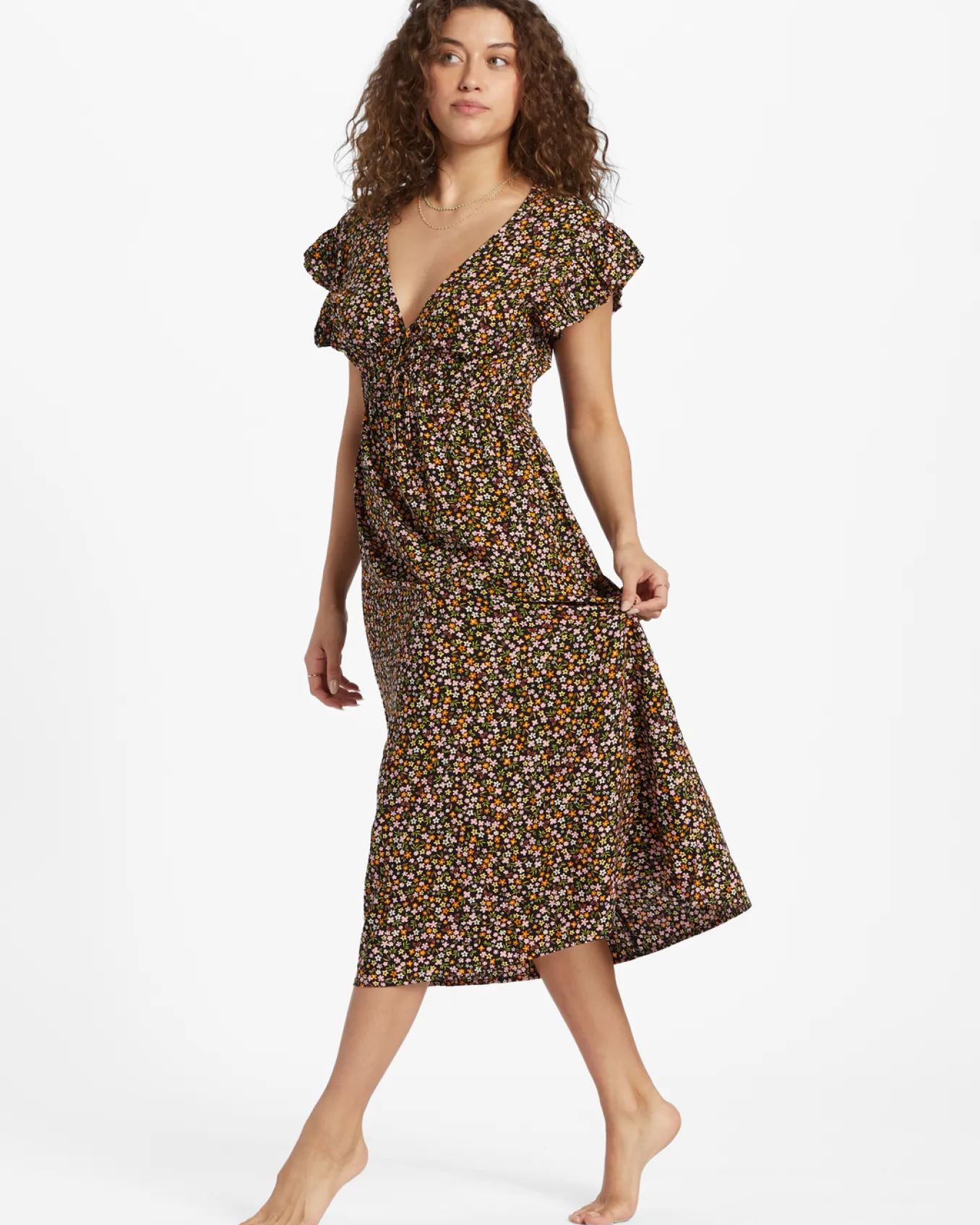 Picnic Date - Vestido midi para Mulher