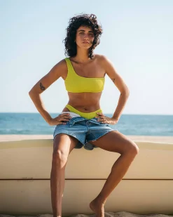Summer High Lilly - Parte de cima de biquíni de um ombro para Mulher