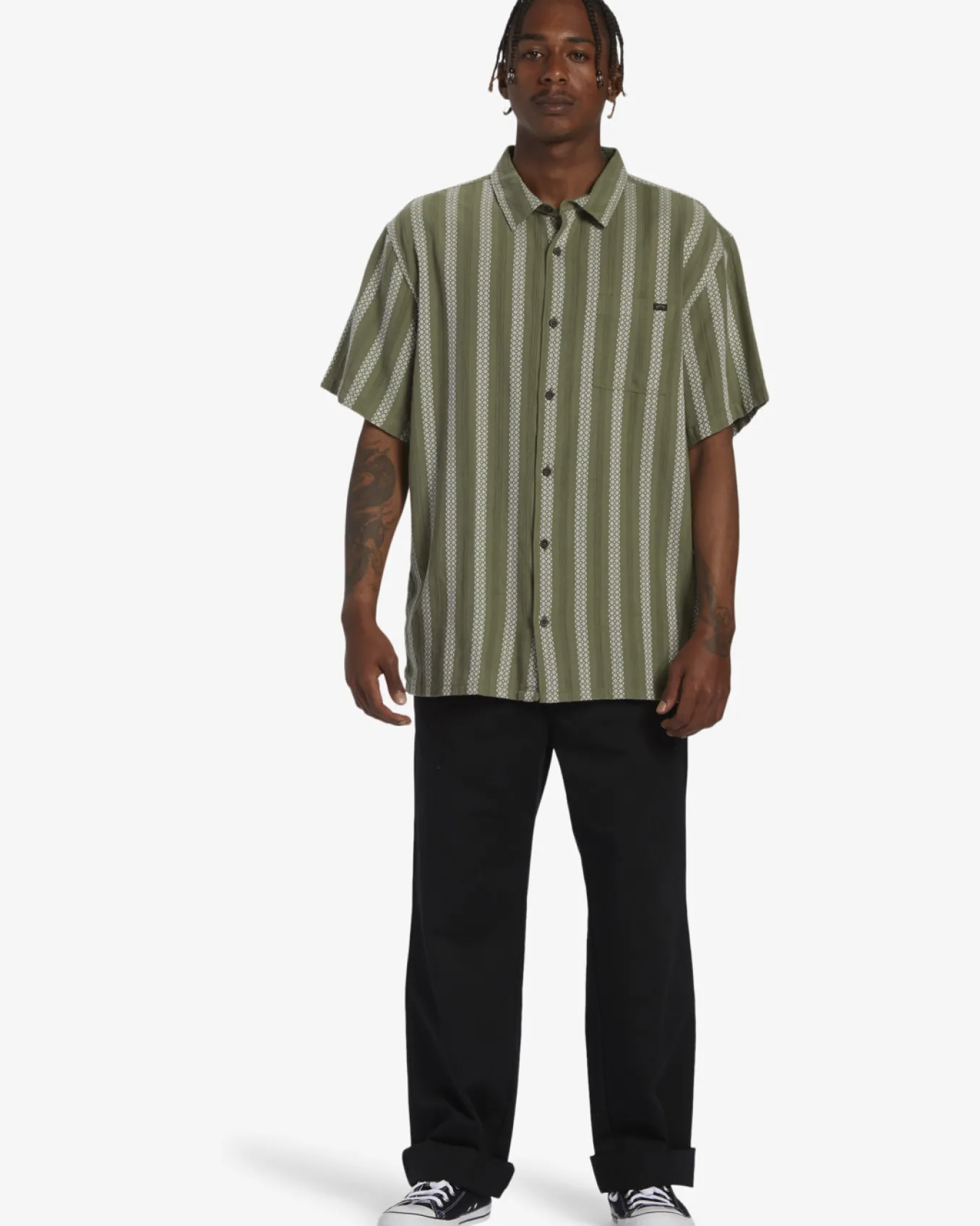 Sundays Jacquard - Camisa de manga curta para Homem