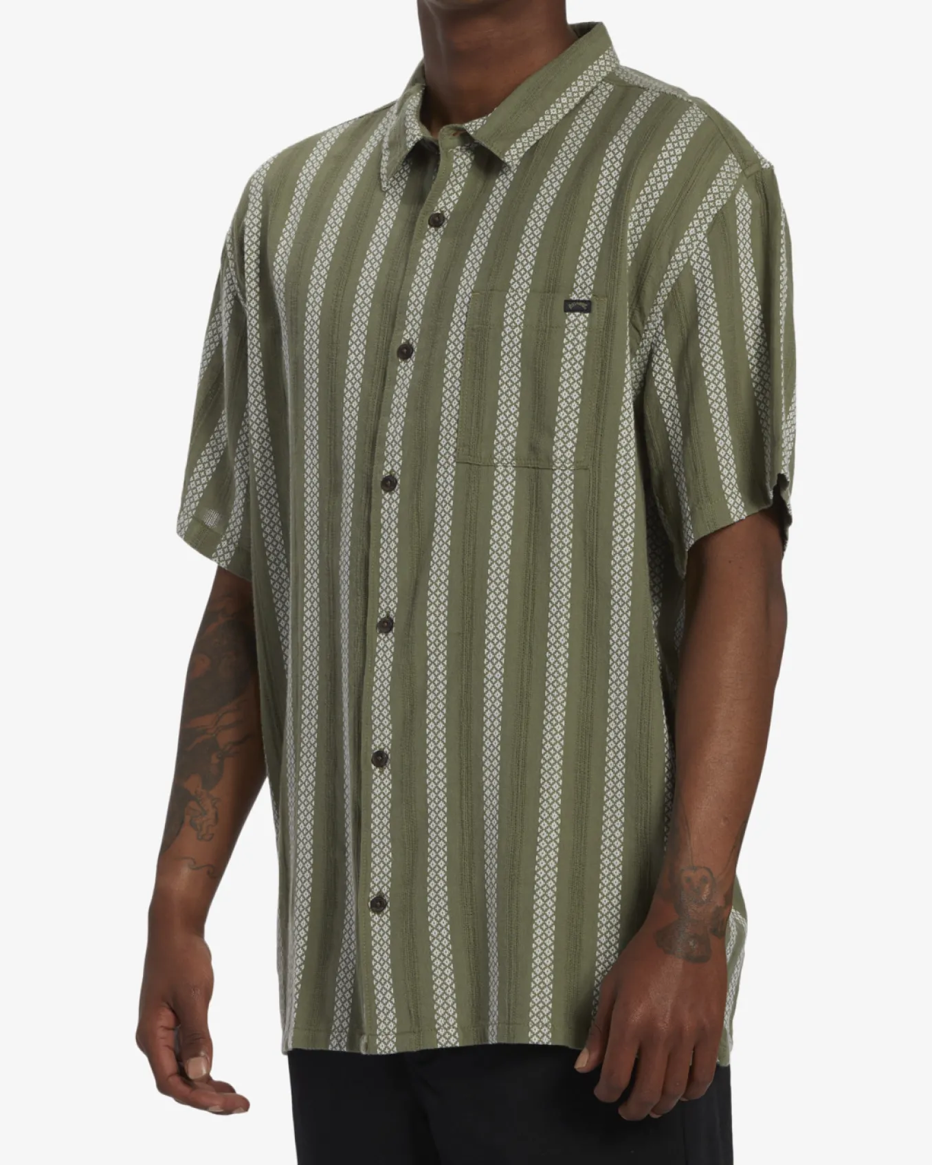 Sundays Jacquard - Camisa de manga curta para Homem