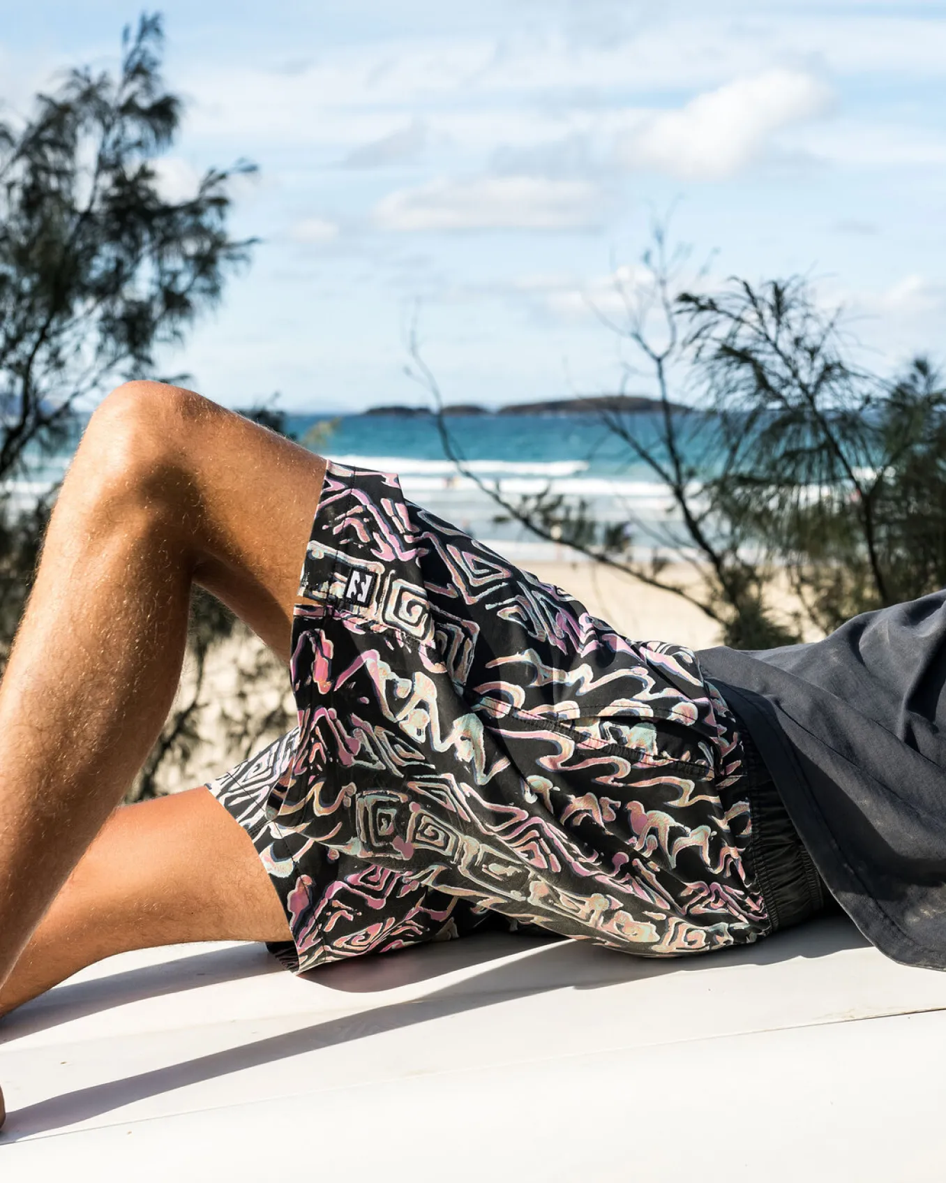 Sundays Layback - Calções de banho pelo joelho para Homem