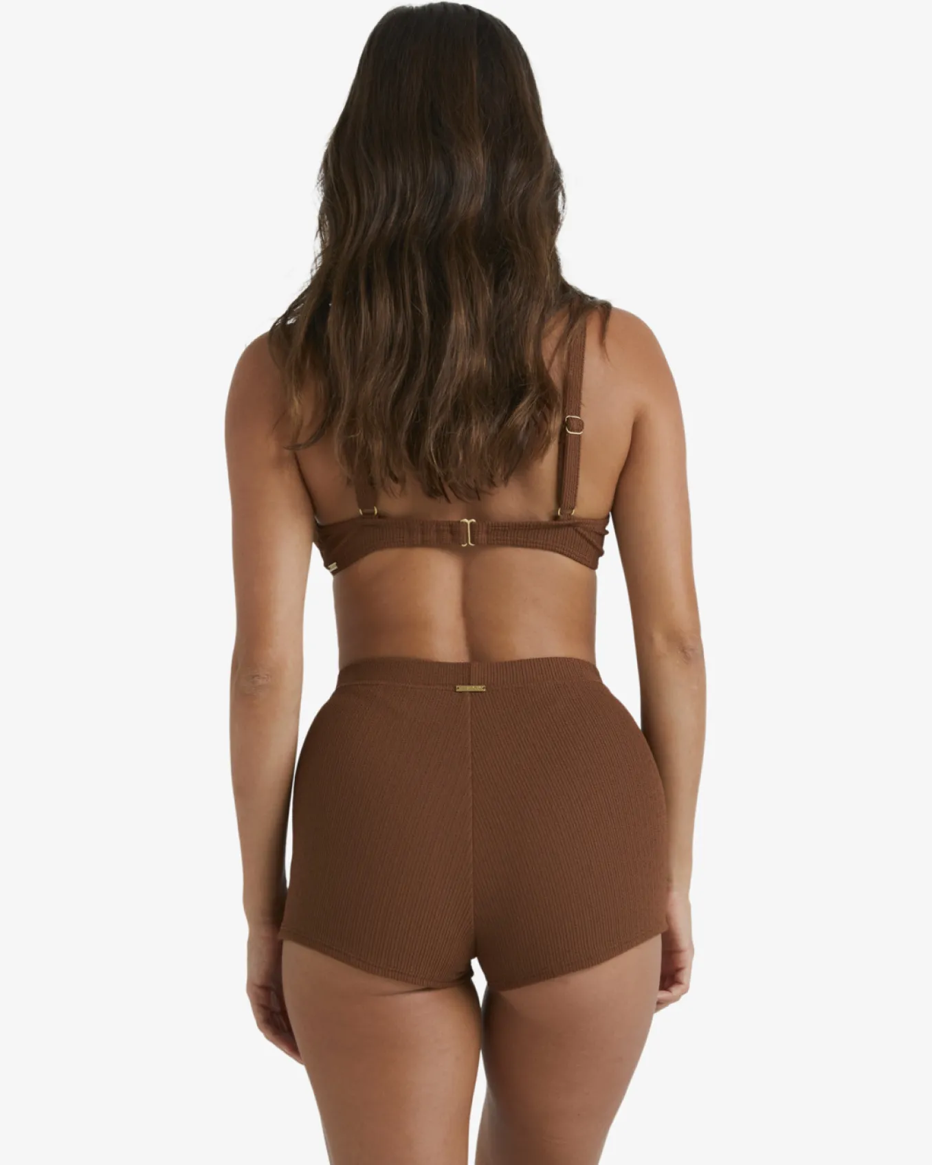 Sunrays Palma - Cueca de biquíni estilo calções curtos para Mulher